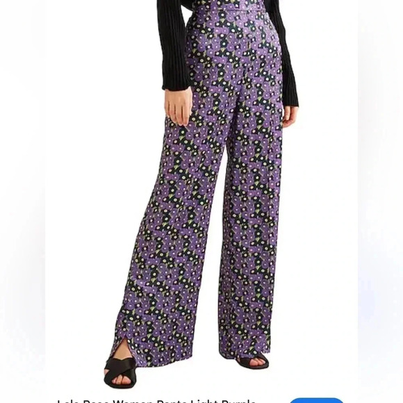Lela Rose Wide leg floral print pants - Picture 7 of 7